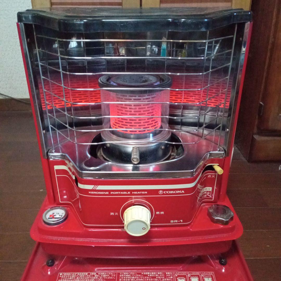 コロナ石油ストーブＳＲ―１後期型　昭和レトロタンク一体型　電子点火OK！