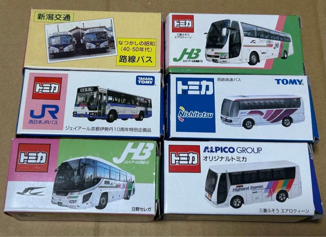 トミカ バスシリーズ 6台セット