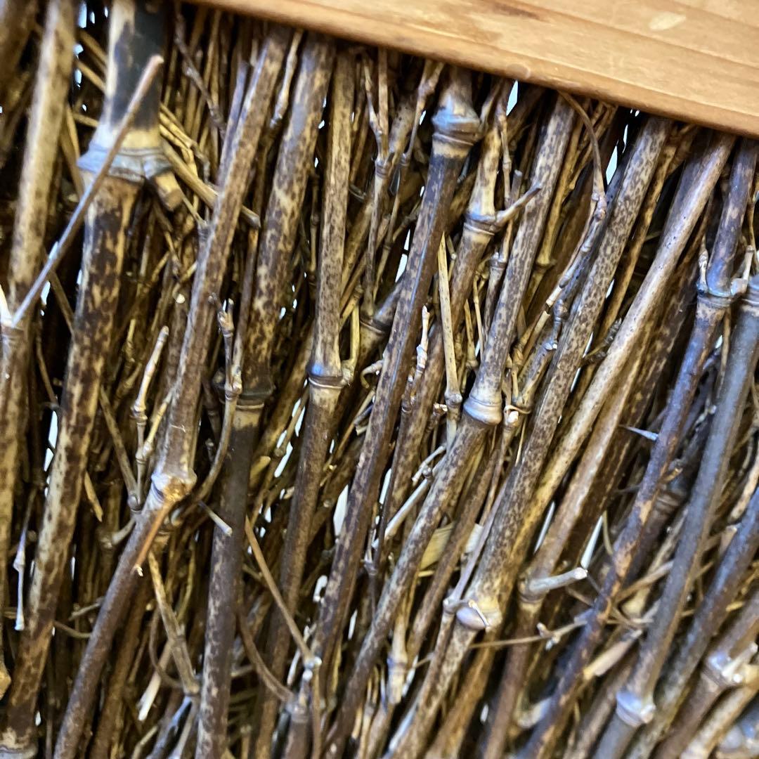 昭和レトロ 木製 竹 パーテーション 仕切り 間仕切り お座敷 古民家 古民具