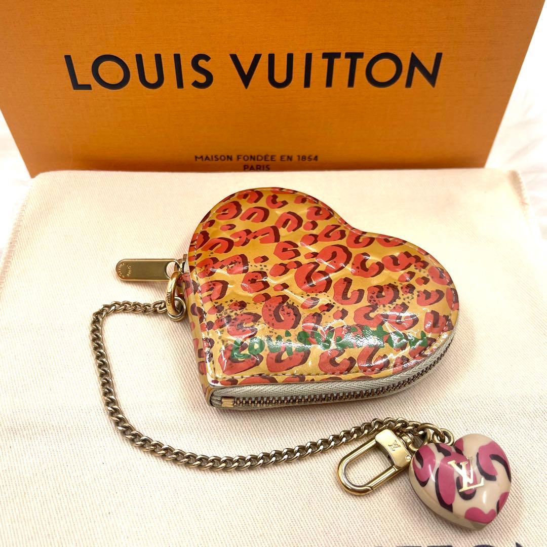 ルイヴィトン　ヴェルニ　レオパード　ポルトモネクール　ケース　小銭入778