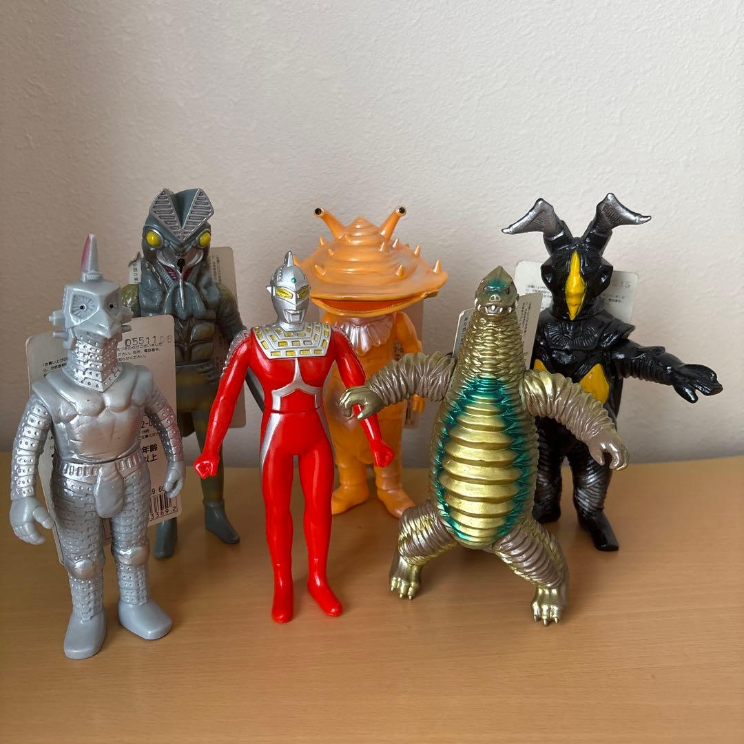 ウルトラ怪獣シリーズ 6体セット 1991 1994 硬質ソフビ フィギュア