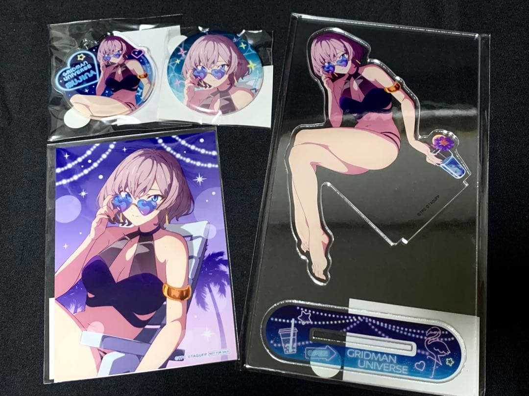 くじコレ グリッドマンユニバース ナイトプール ムジナ グッズセット