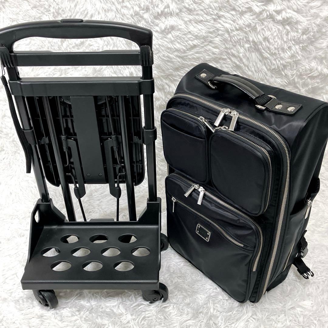 SWANY　キャリーバッグ　20L　座面付き　イス付き　光沢有り　四輪キャスター