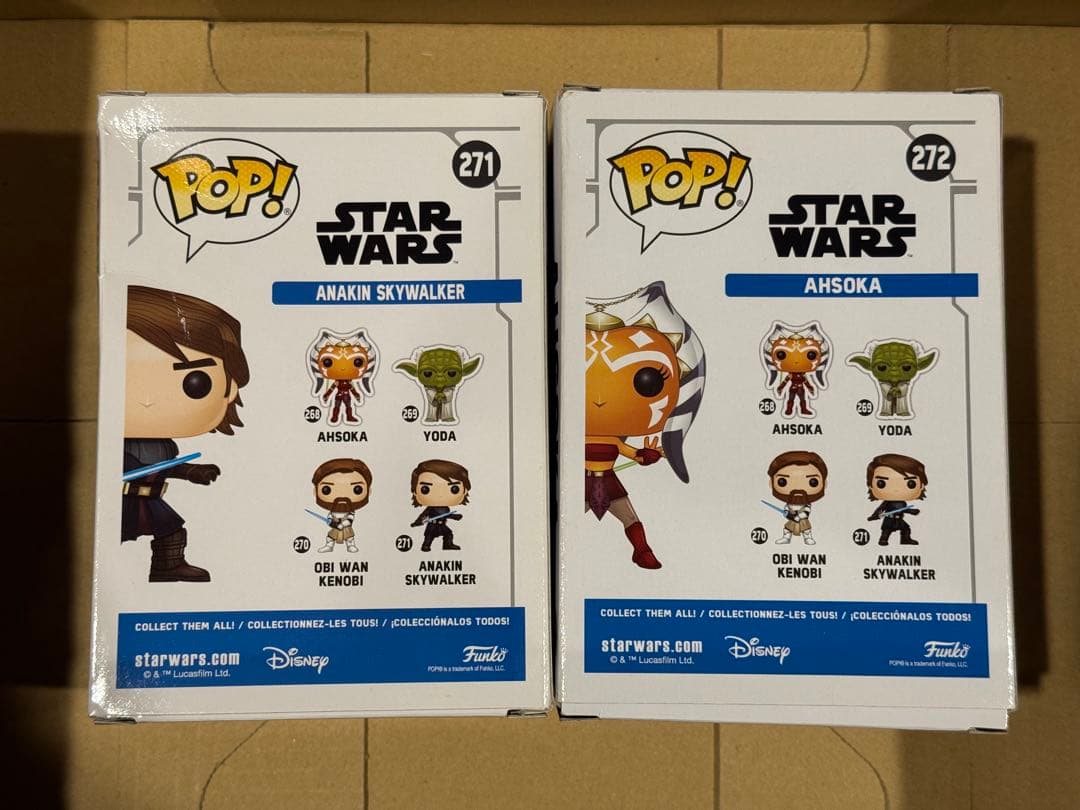 Funko POP STAR WARS／アナキン・スカイウォーカー, アソーカ
