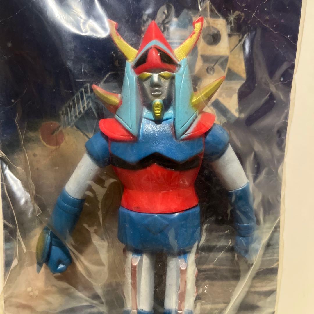 無版権 勇者ライディーン パチソフビ フィギュア 当時物 袋入り