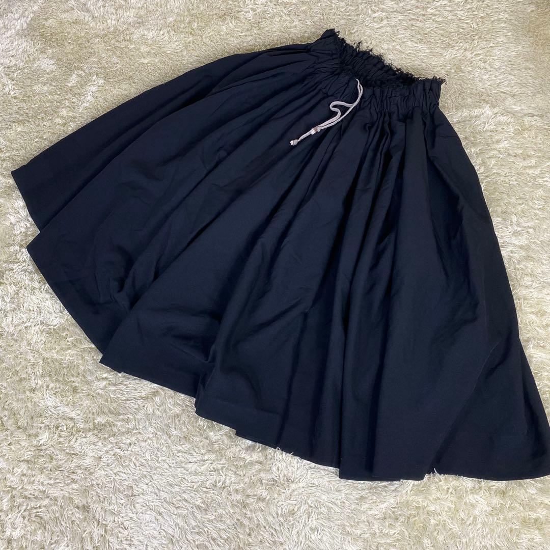 コムデギャルソン ポリ縮プリーツスカート XSサイズ