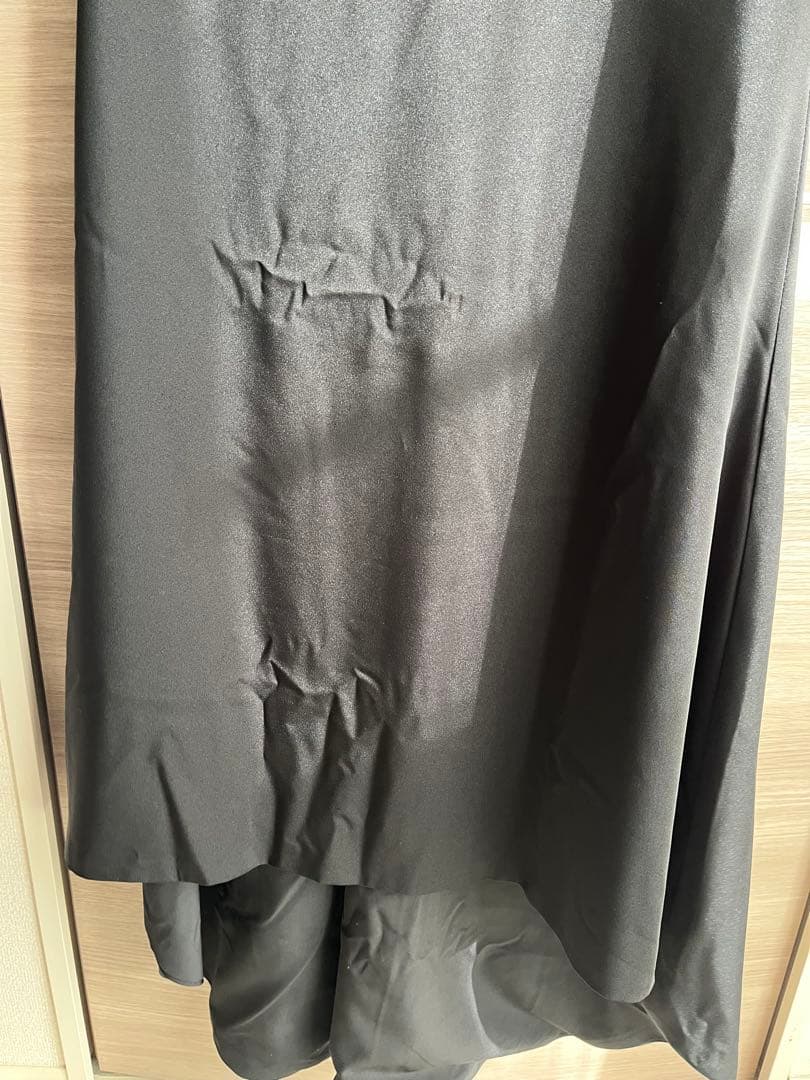 ⭐︎とうふ⭐︎ブラックドレス ウエディング 前撮り フレアドレス 二次会