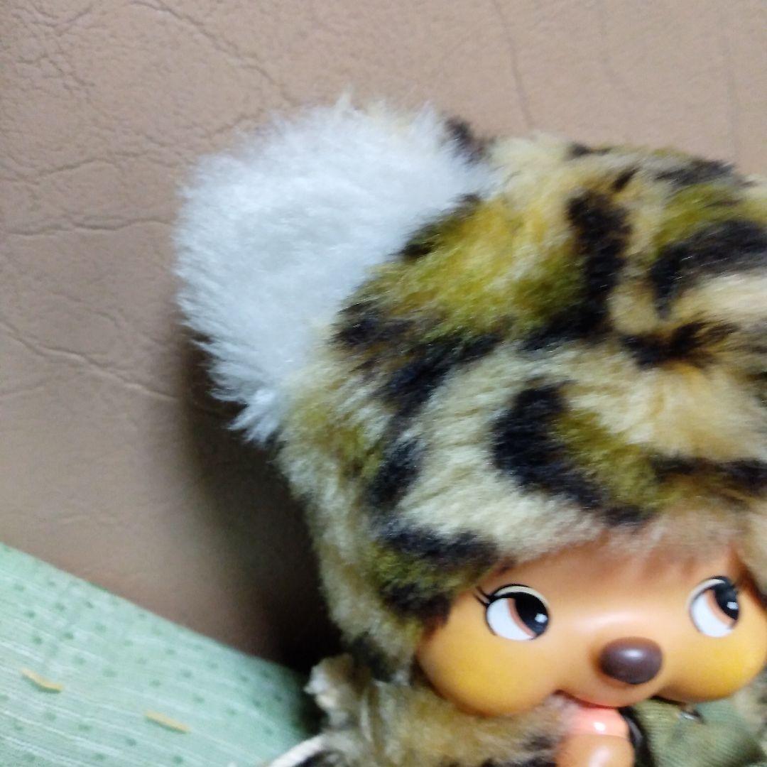 モンチッチ★ヒョウ柄★ぬいぐるみ★レインボー★セキグチ製