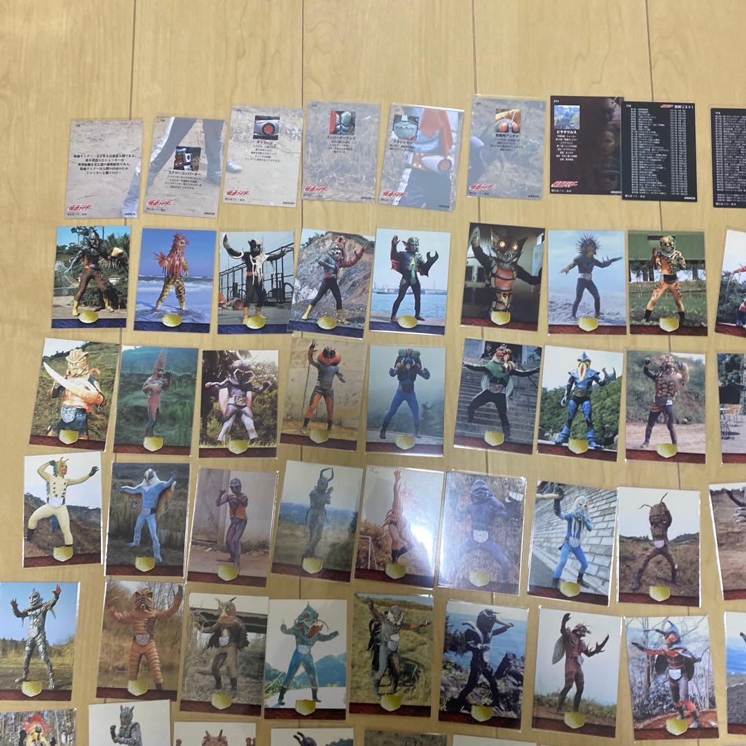 【希少】アマダ 仮面ライダー トレーディング カード 約180枚