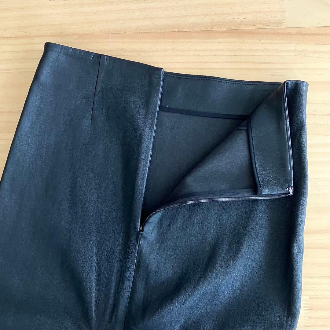 美品 theory SKINNY PENCIL SKIRT 00 XS 黒