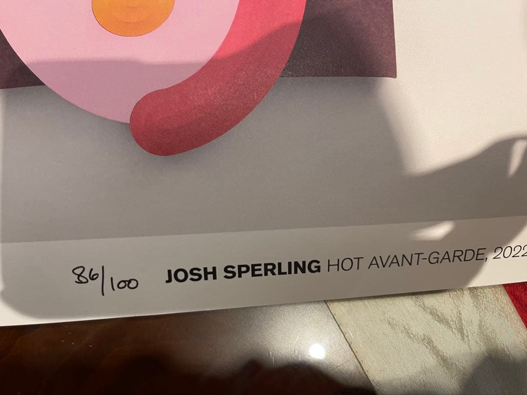 Josh Sperling サイン入り オフセットポスター 100部限定