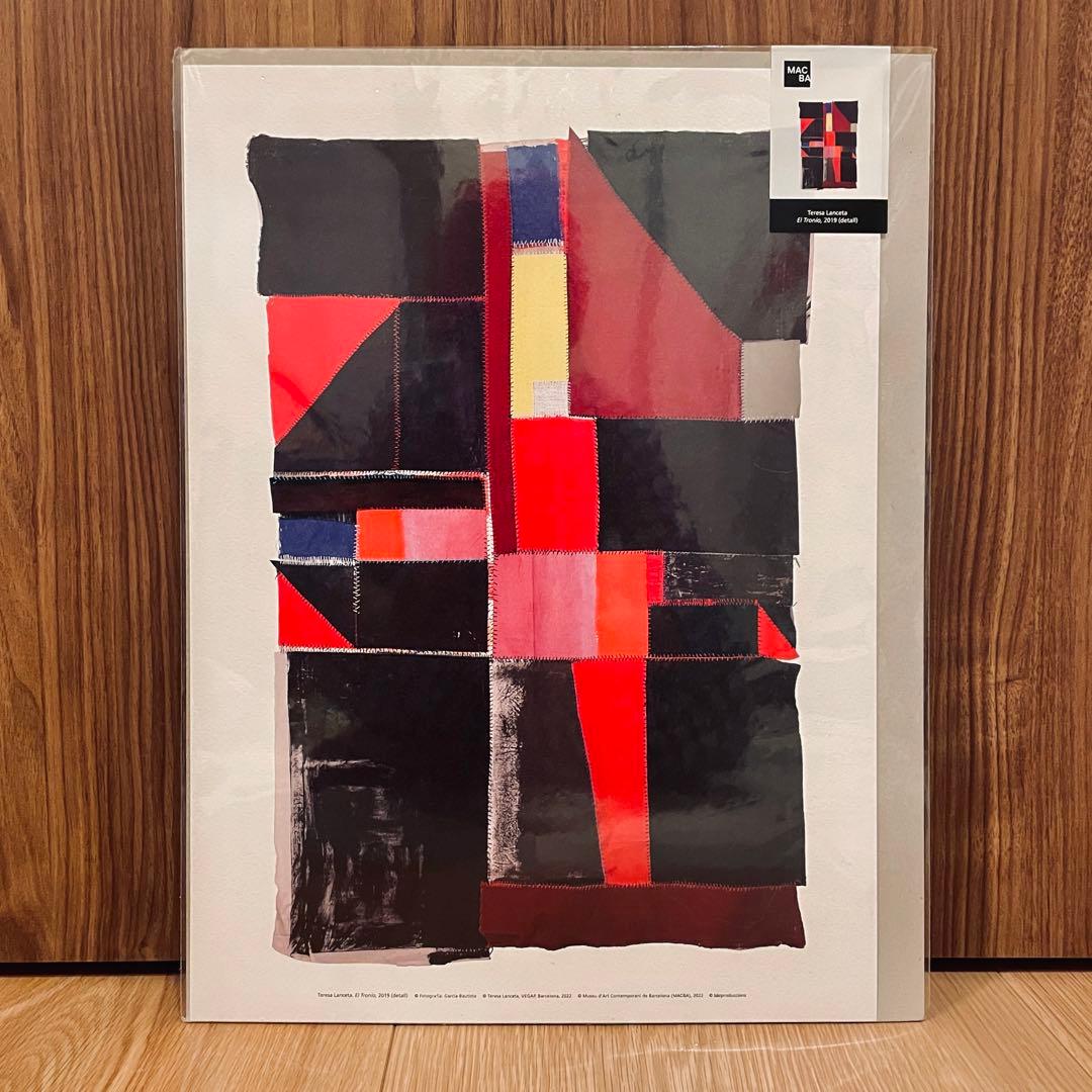 国内未入荷 バルセロナMACBA限定 Teresa Lanceta希少ポスター