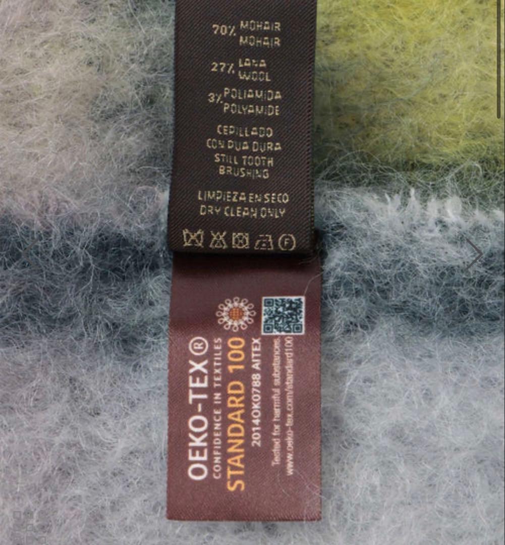 MANTAS EZCARAYマンタス エスカライ モヘヤチェックマフラーストール