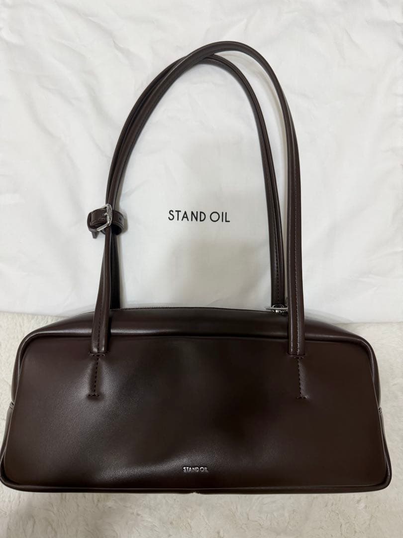 バッグ STAND OIL/MORE BAGUETTE BAG MARRON