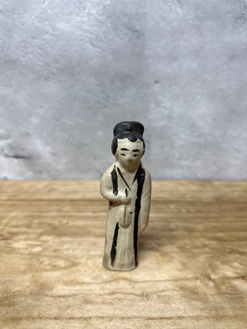 中国美術　人物像　磁州窯　骨董品　貴重　希少