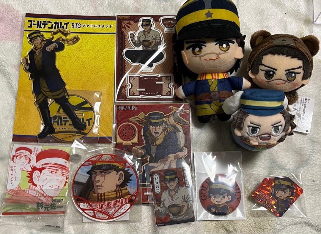 ゴールデンカムイ 杉元佐一 グッズ アクスタ ともぬい 缶バッジ ちびぬい
