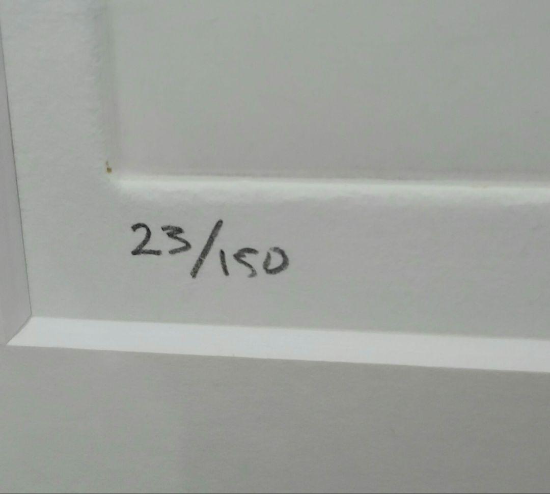 バーナード-ザロン作【SPOKES】自転車をモチーフとした版画 　25/150