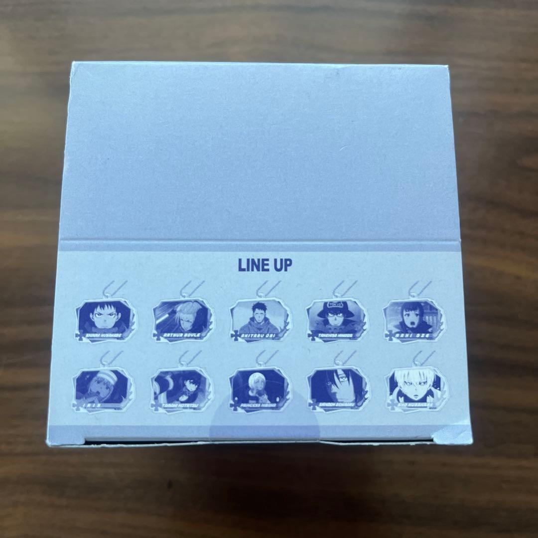 【未開封】デコフレア アクリルキーホルダー 10個入り パック（炎炎ノ消防隊）