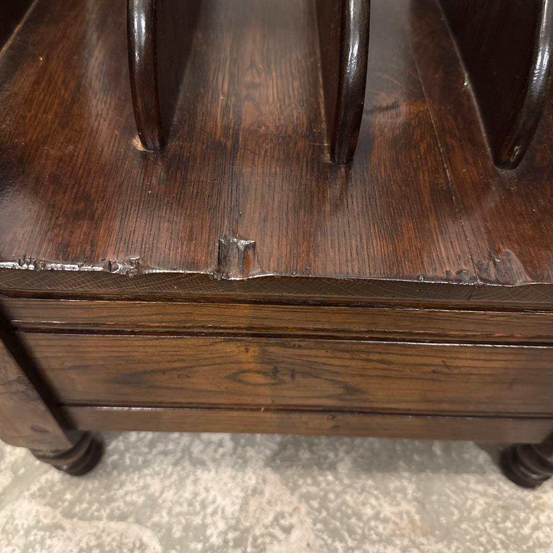 ヴィンテージ　マガジンラック　引き出し付き　1