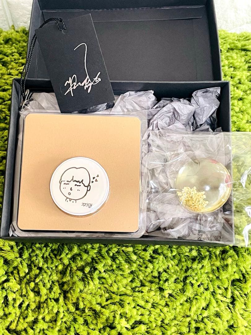 BTS ジミンサノク FACE スマホグリップ ソンムル イゲマジャ