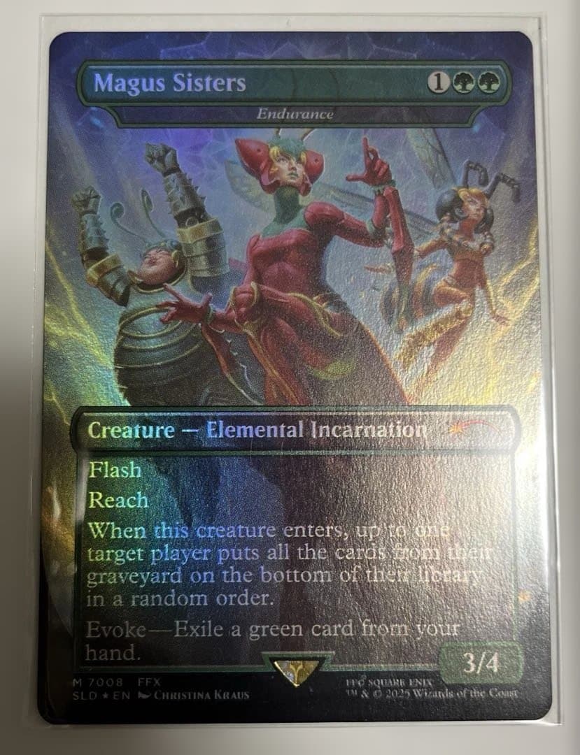 【メーガス三姉妹】Secret Lair MTG FF foil 英