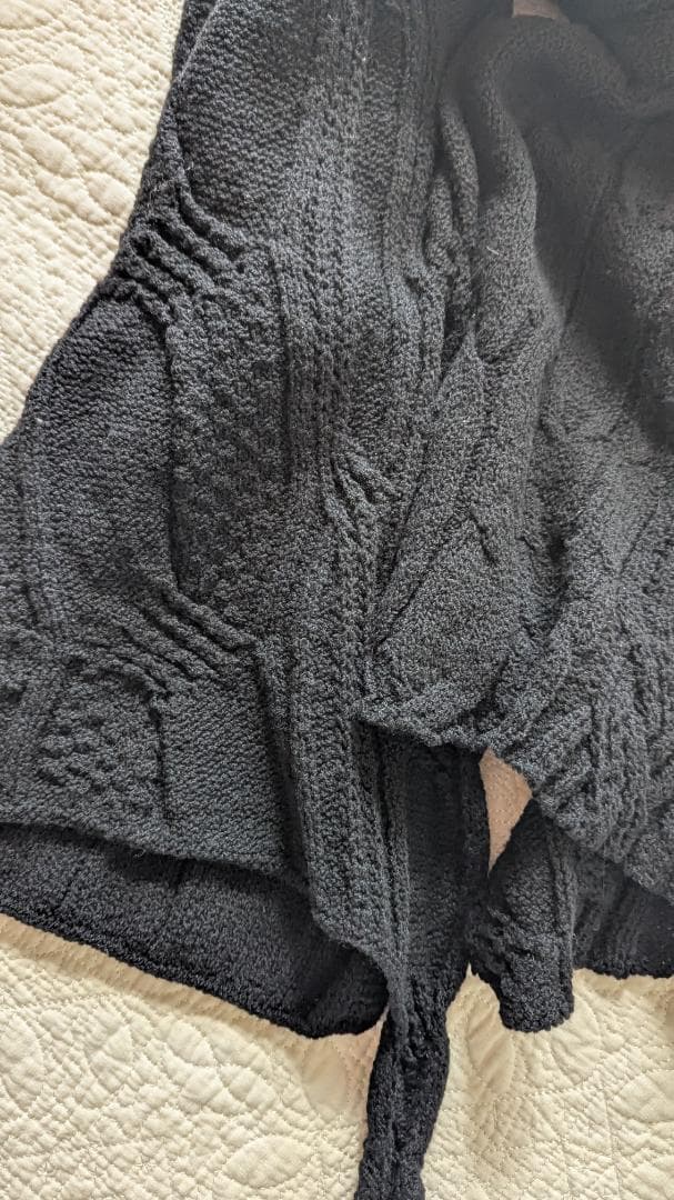 2021 未使用　ババグーリ　ウールケーブル編みマフラー　ヨーガンレール