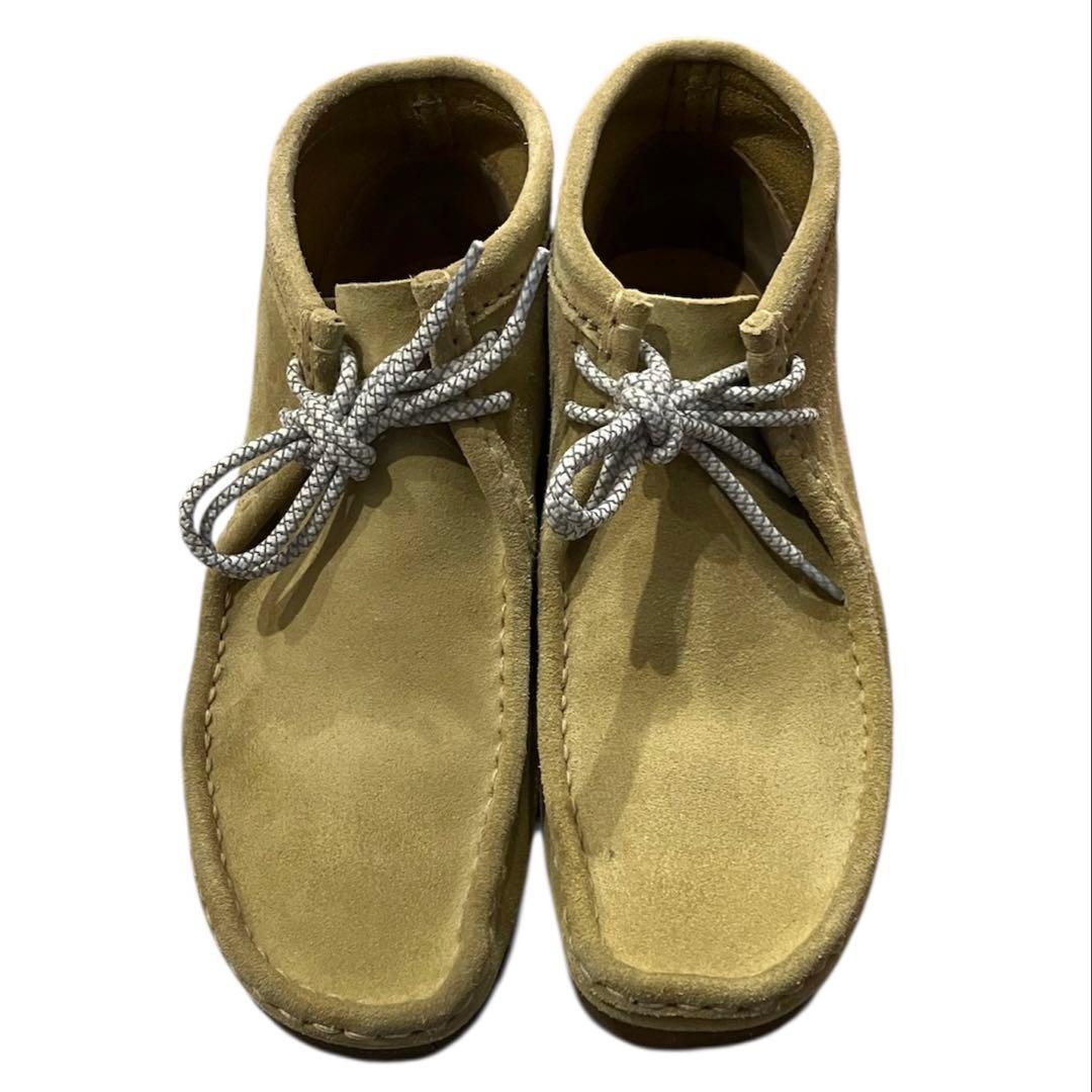 ぴ*う様 クラークス　2足セット　ワラビーブーツ　スウェード　レザー　カスタム