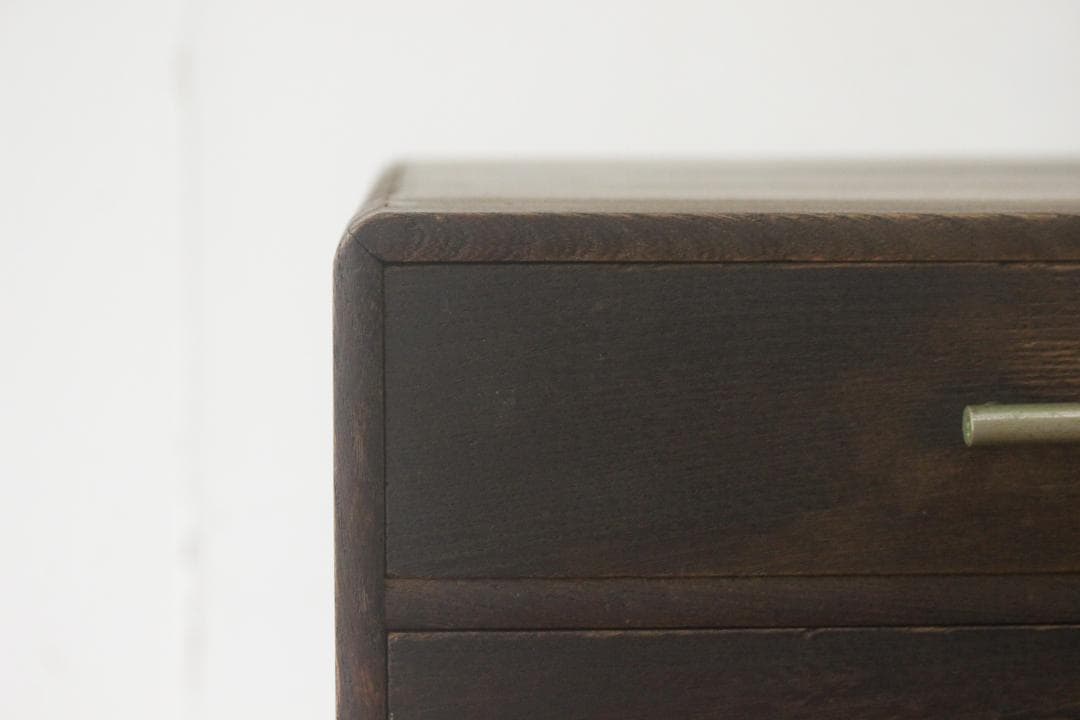 レトロ 卓上小引き出し 抽斗 5杯 収納 小物入れ レターケース B5 木製