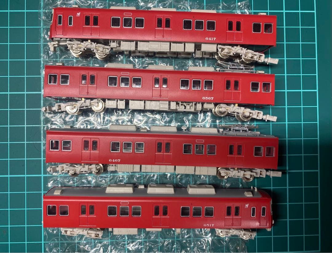 Ｎゲージ GREENMAX 名鉄6500系 4両　(動力無し) グリーンマックス