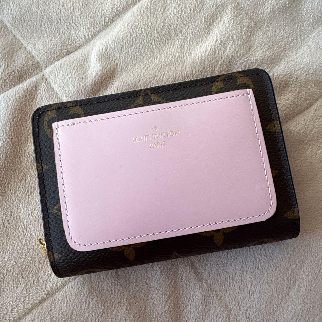 最終値下げ⭐︎ LOUIS VUITTON 二つ折り財布 ピンク/ブラウン