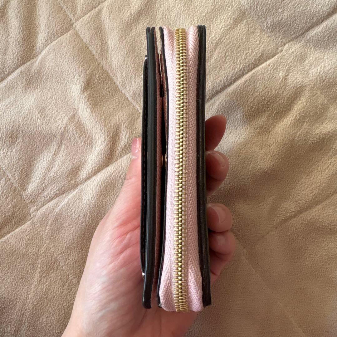 最終値下げ⭐︎ LOUIS VUITTON 二つ折り財布 ピンク/ブラウン