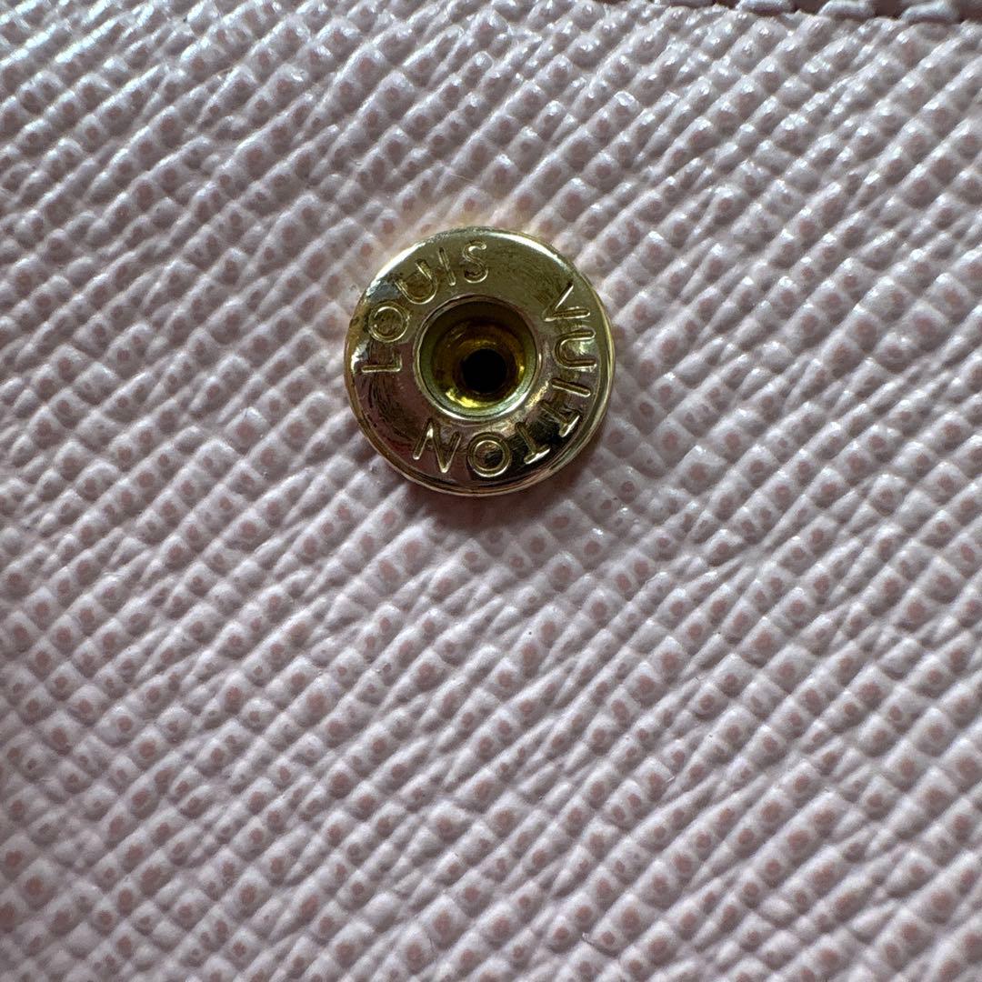 最終値下げ⭐︎ LOUIS VUITTON 二つ折り財布 ピンク/ブラウン