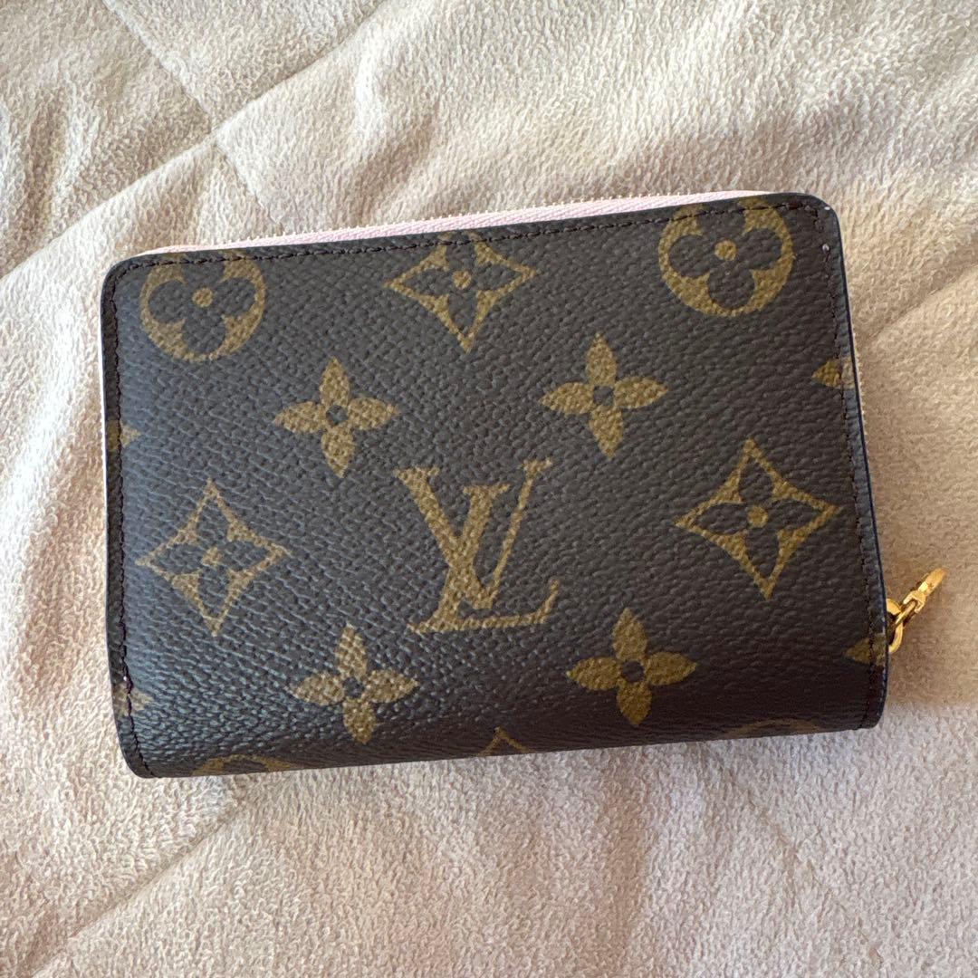 最終値下げ⭐︎ LOUIS VUITTON 二つ折り財布 ピンク/ブラウン