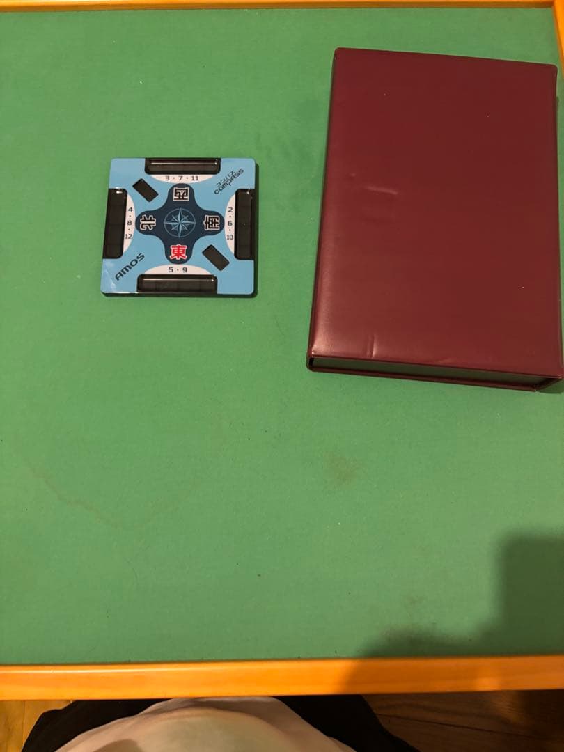 麻雀セット 折りたたみ式麻雀卓　麻雀牌 竹　点棒 起家マーク　サイコロ　コンパス