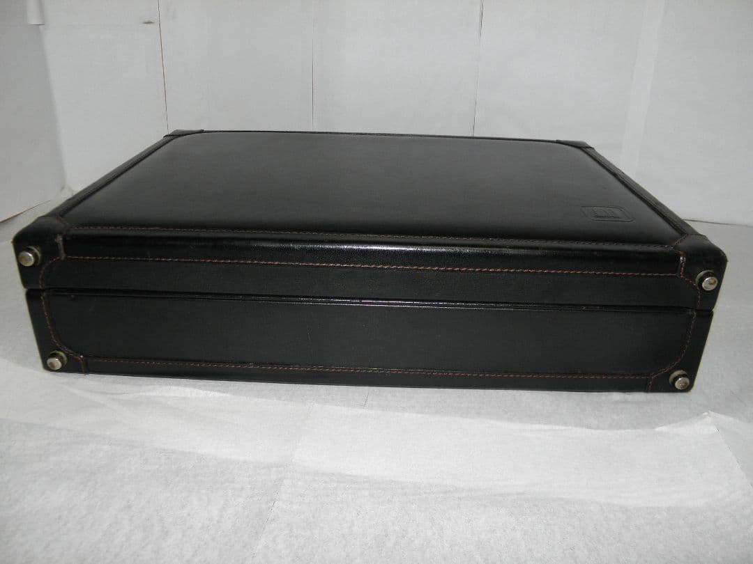 dunhill ダンヒル アタッシュケース ダイヤルロック レザー 黒