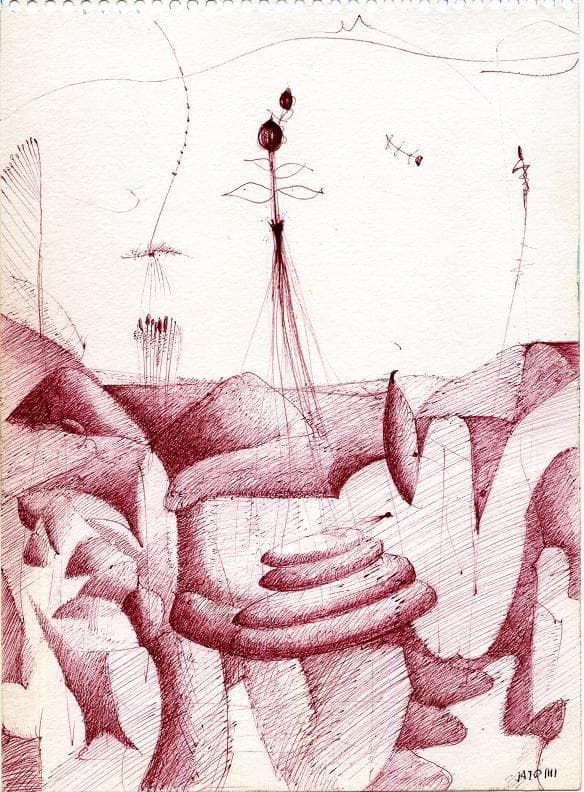 絵　（コンガラガッタ赤い糸）