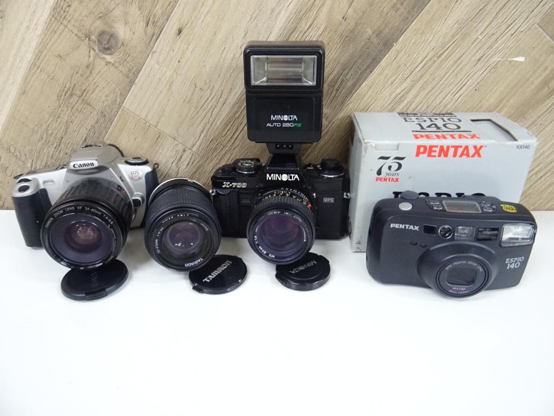 田*中様 藤008 カメラ 3点 まとめ売り キャノン ミノルタ ペンタックス