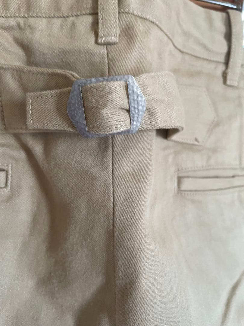 BONCOURAチノパン　チノトラウザー　シンチバック　W31