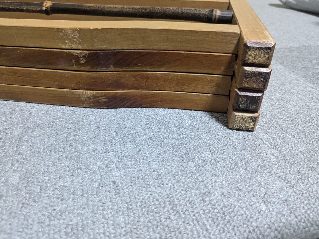 透かし彫り 簾屏風 パーテーション 衝立 間仕切り 昭和レトロ 古民家