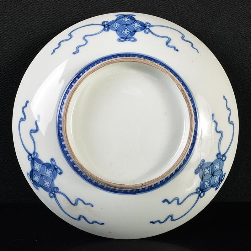 鍋島焼　色鍋島　染錦　柘榴文　高足皿　V　R5828