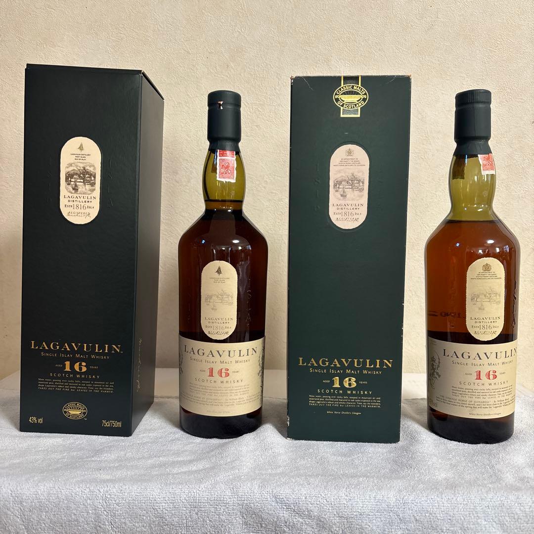 ラガヴーリン16年　旧瓶　70cl 43% /新瓶　75cl 43%