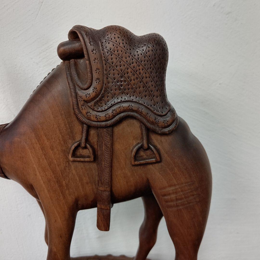 モロッコ 木彫 彫刻 Camel ラクダ