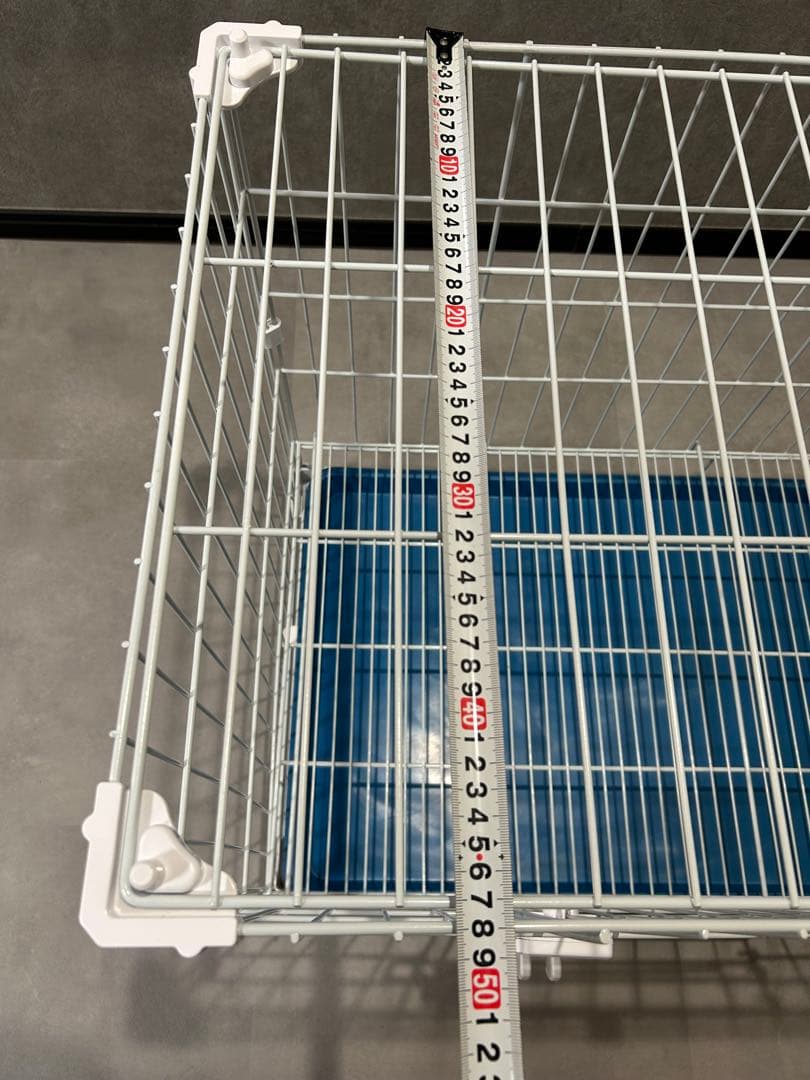 ホワイトメタルワイヤーケージ 大きめ