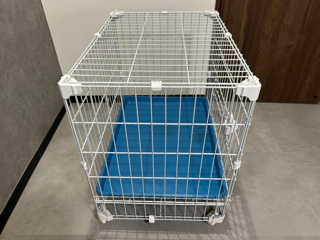 ホワイトメタルワイヤーケージ 大きめ