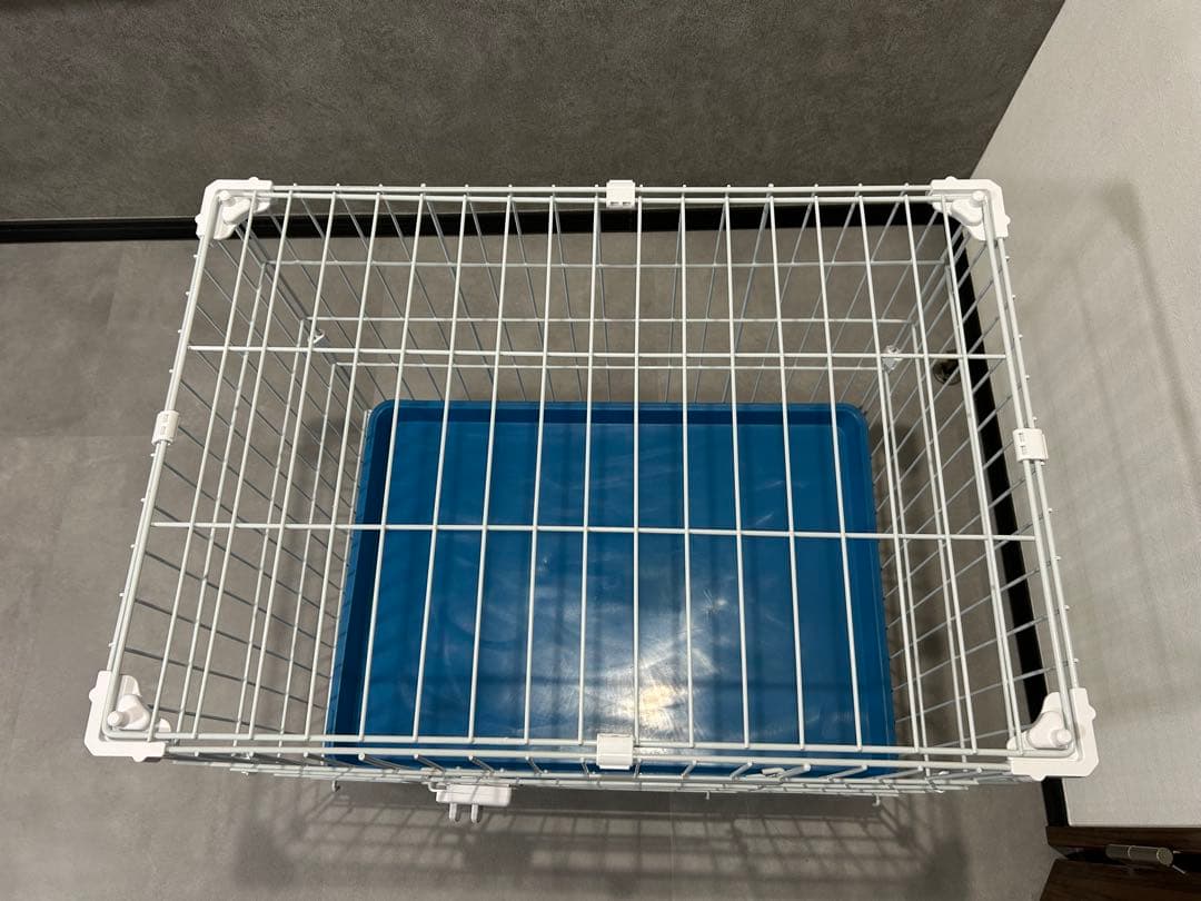 ホワイトメタルワイヤーケージ 大きめ