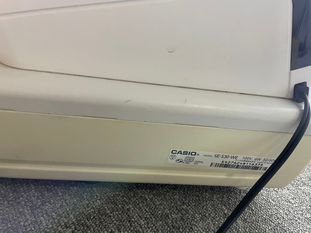 CASIO SE-S30-WE ホワイト レジスター　動作確認済