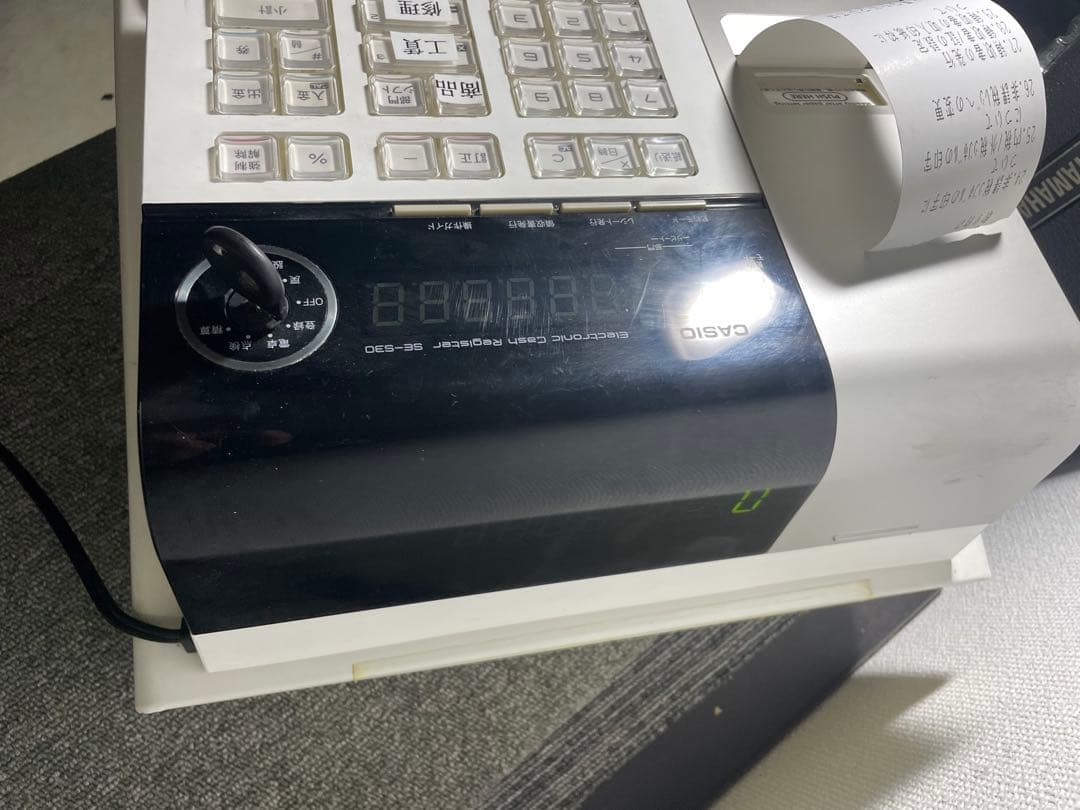 CASIO SE-S30-WE ホワイト レジスター　動作確認済