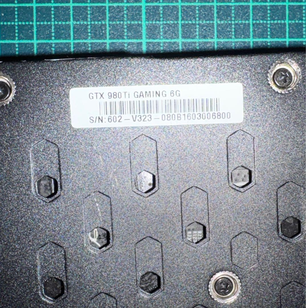 MSI GeForce GTX 980ti GAMING 6G デュアルファン