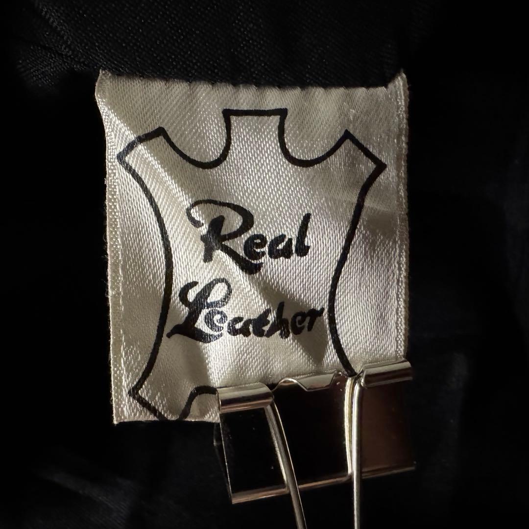 【希少】ライダースジャケット　L フリンジ　ギミック　ペイント　コンチョ　レザー