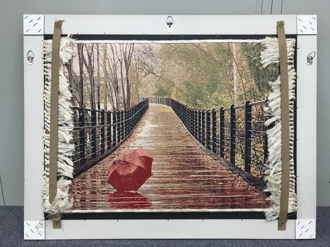 225万ノット！ピクチャーカーペット 額縁付き！50×70cm -190401